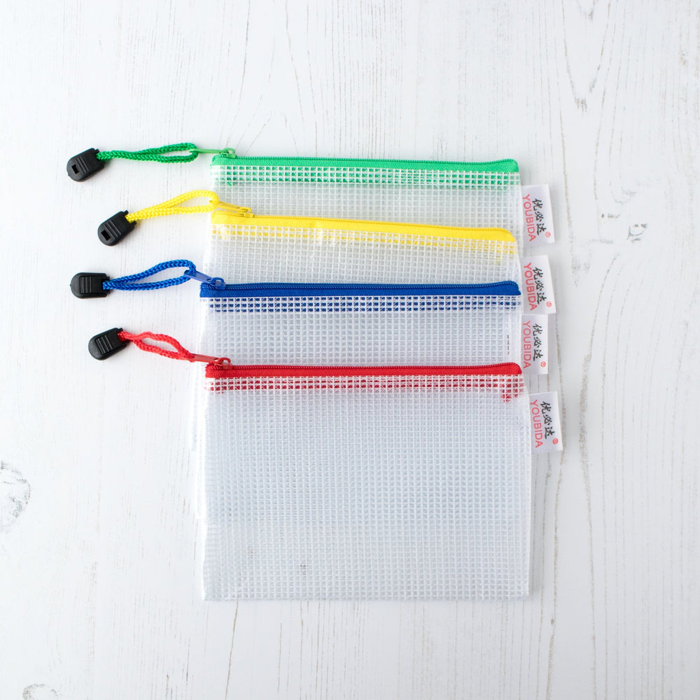 small mesh bags with zipper