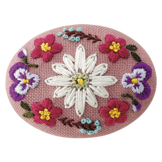 Spring Flowers Hand Embroidery Kit