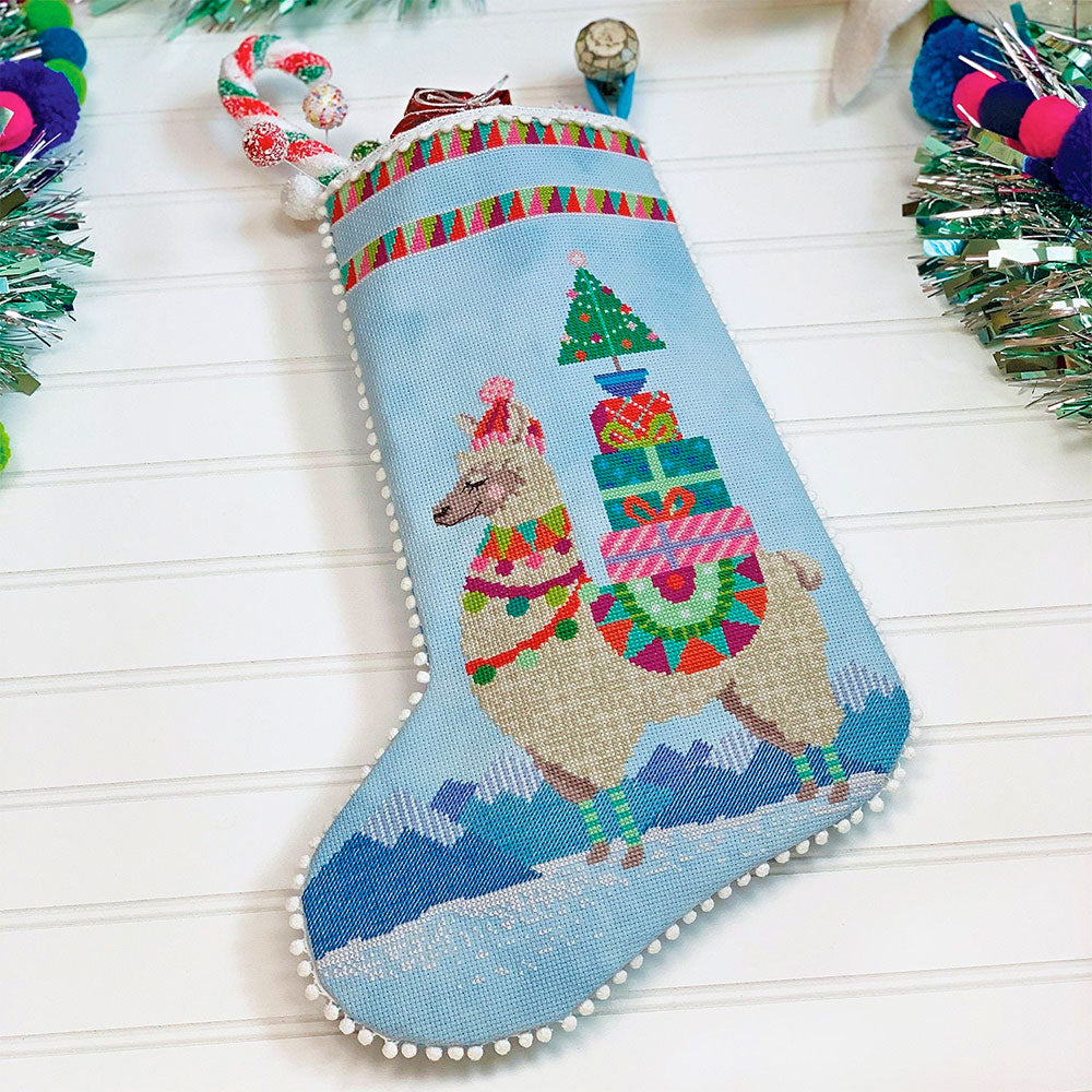 Christmas stocking cross stitch kit €4