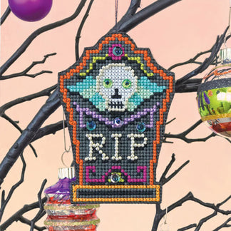 Mister Cat Halloween Cross Stitch Ornament Kit