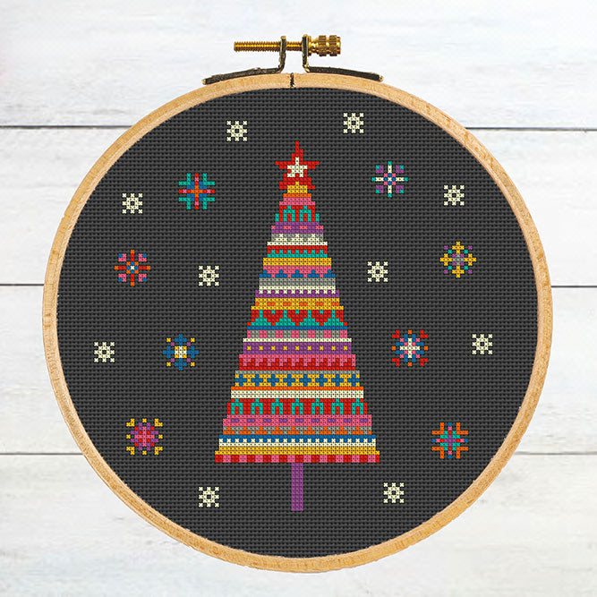 christmas cross stitch designer