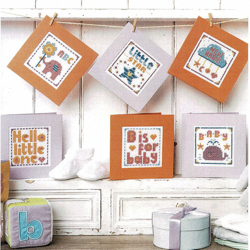 New Baby Cross Stitch Pattern Hello Little One Stitched Modern