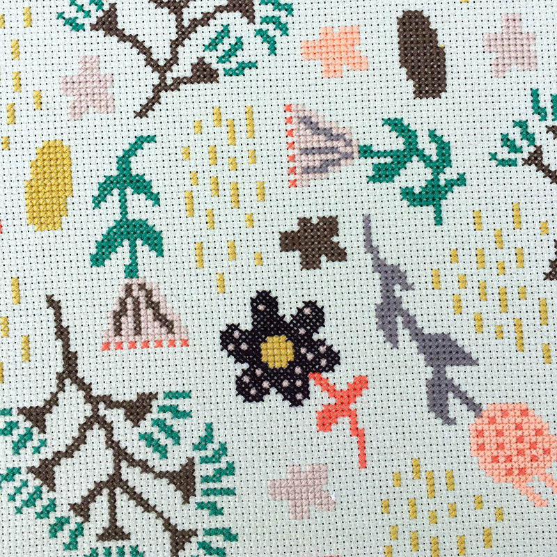 Bustle &amp; Bloom Cross Stitch Pattern