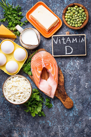 Vitamin D3 Food Salmon Egg Yokes Tuna fish Oil Eczema Treatment 