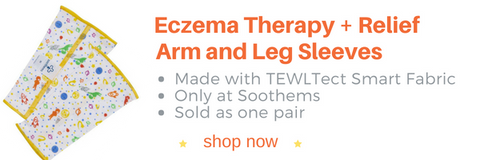 Shop Eczema Therapy Arm or Leg Sleeves: Sold as a Pair: TEWLTect Smart Fabric for Eczema Treatment