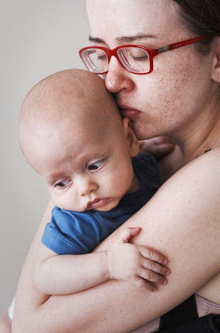 Bleach bath for baby suffering from eczema