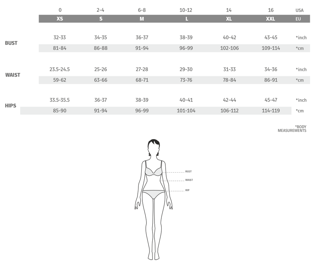 Size Chart – Katty Xiomara