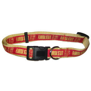 fsu leather dog collar