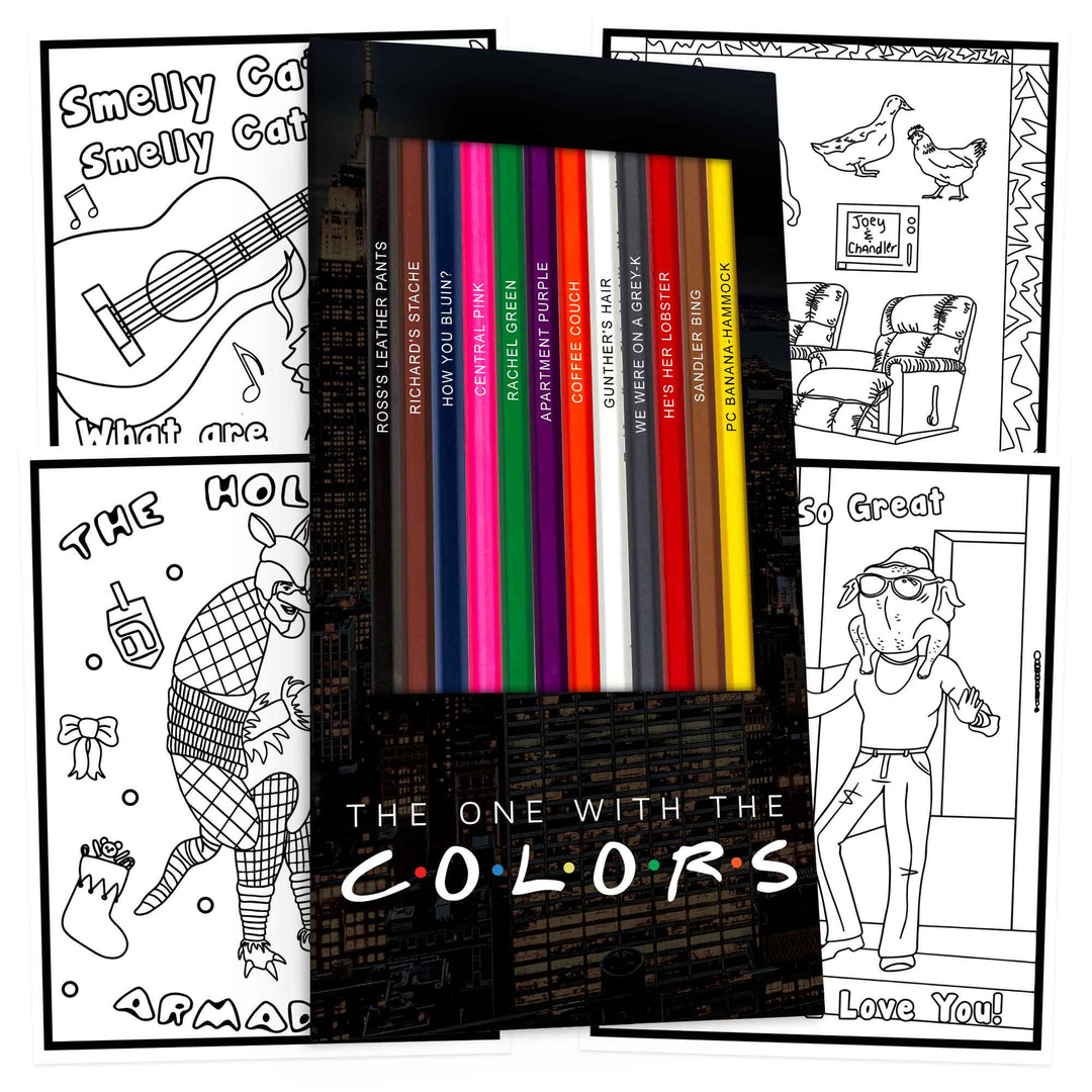 Gilmore Girls Inspired Colored Pencils & Coloring Gift Bundle – Pop Colors