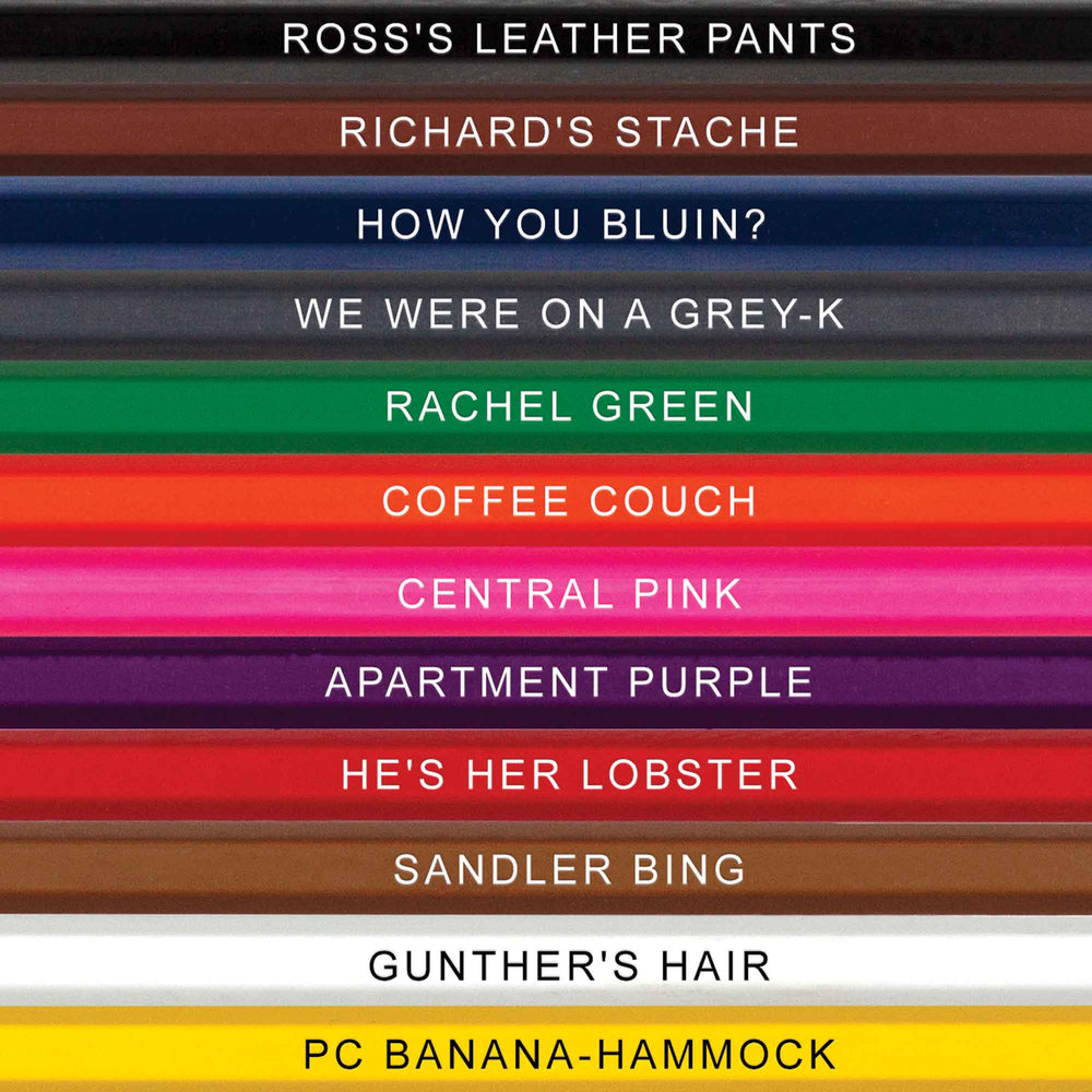 Colors and Recreation: 12 Parks and Rec Themed Parody Colored Pencils