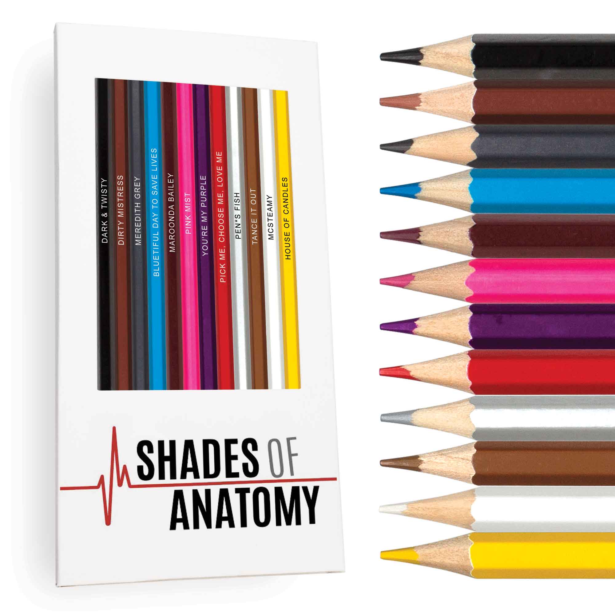 Colorful Language Colored Pencil Set (WARNING: ADULTS ONLY)