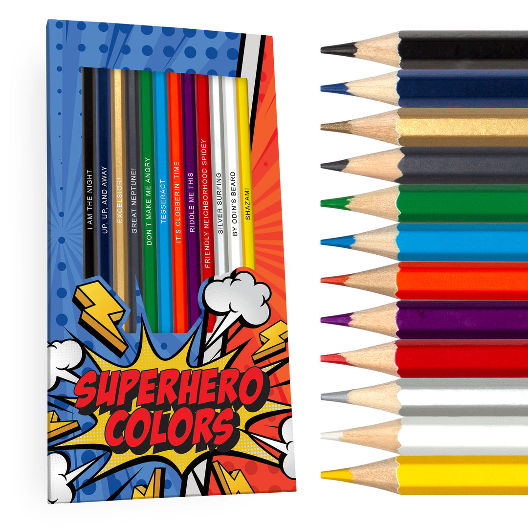 Offensive Language Inspired Colored Pencil Gift Set - 'Colorful Language