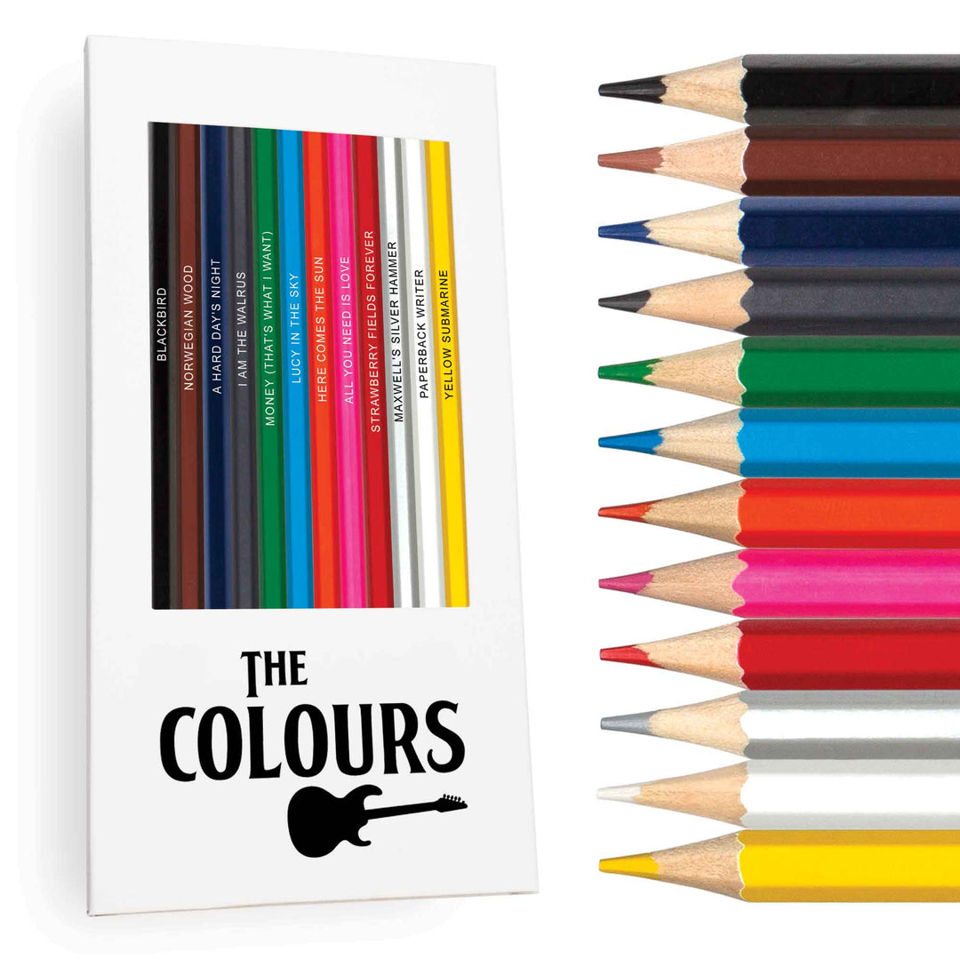 Thick Core Colored Pencil Set of 12 Adult Coloring Books 