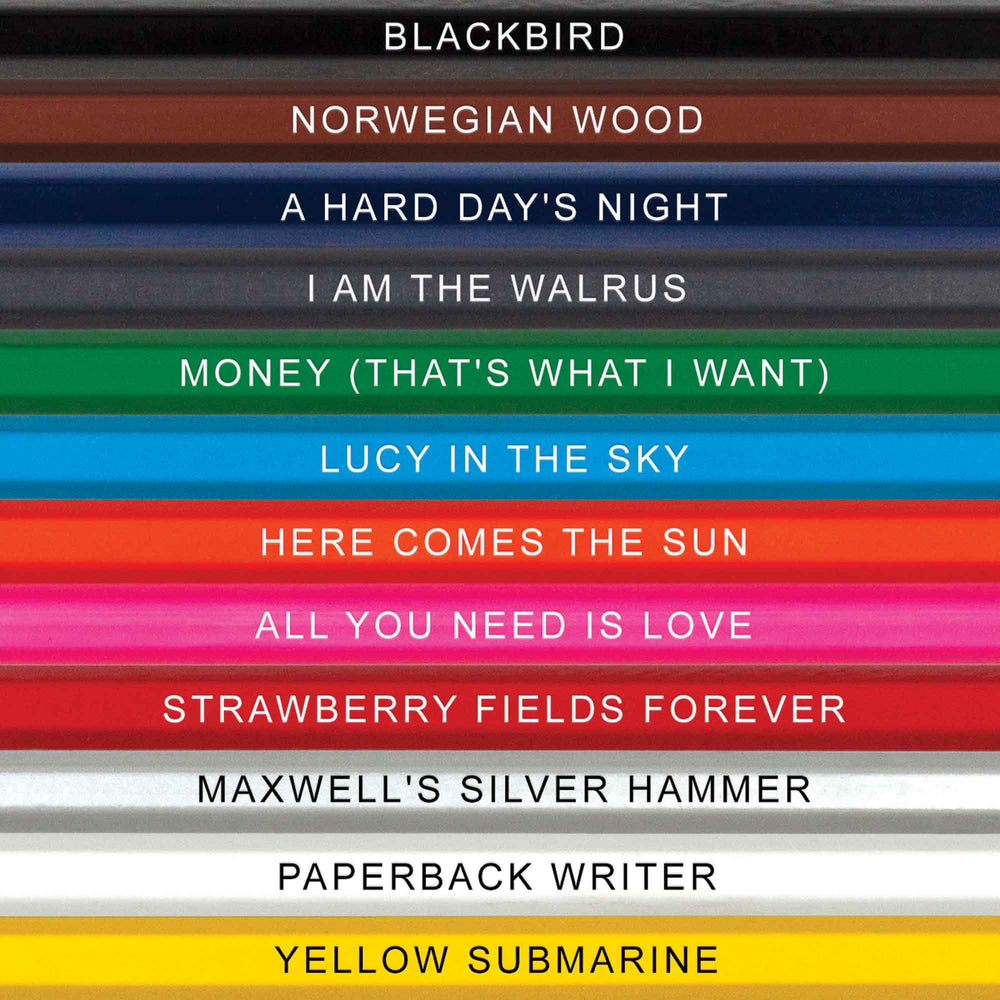 The Rolling Tones Colored Pencil Set for Fans of The Rolling Stones – Pop  Colors