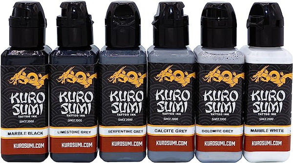 Kuro Sumi 9 Bottle Outline and Shading Ink Sets - Hildbrandt