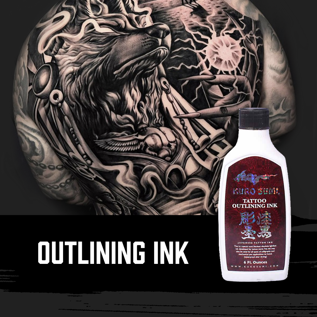 Kuro Sumi Greywash  Darklab Tattoo Supplies