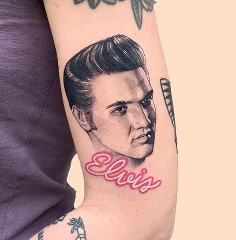 The King In Ink 20 Elvis Presley Tattoos  Tattoodo