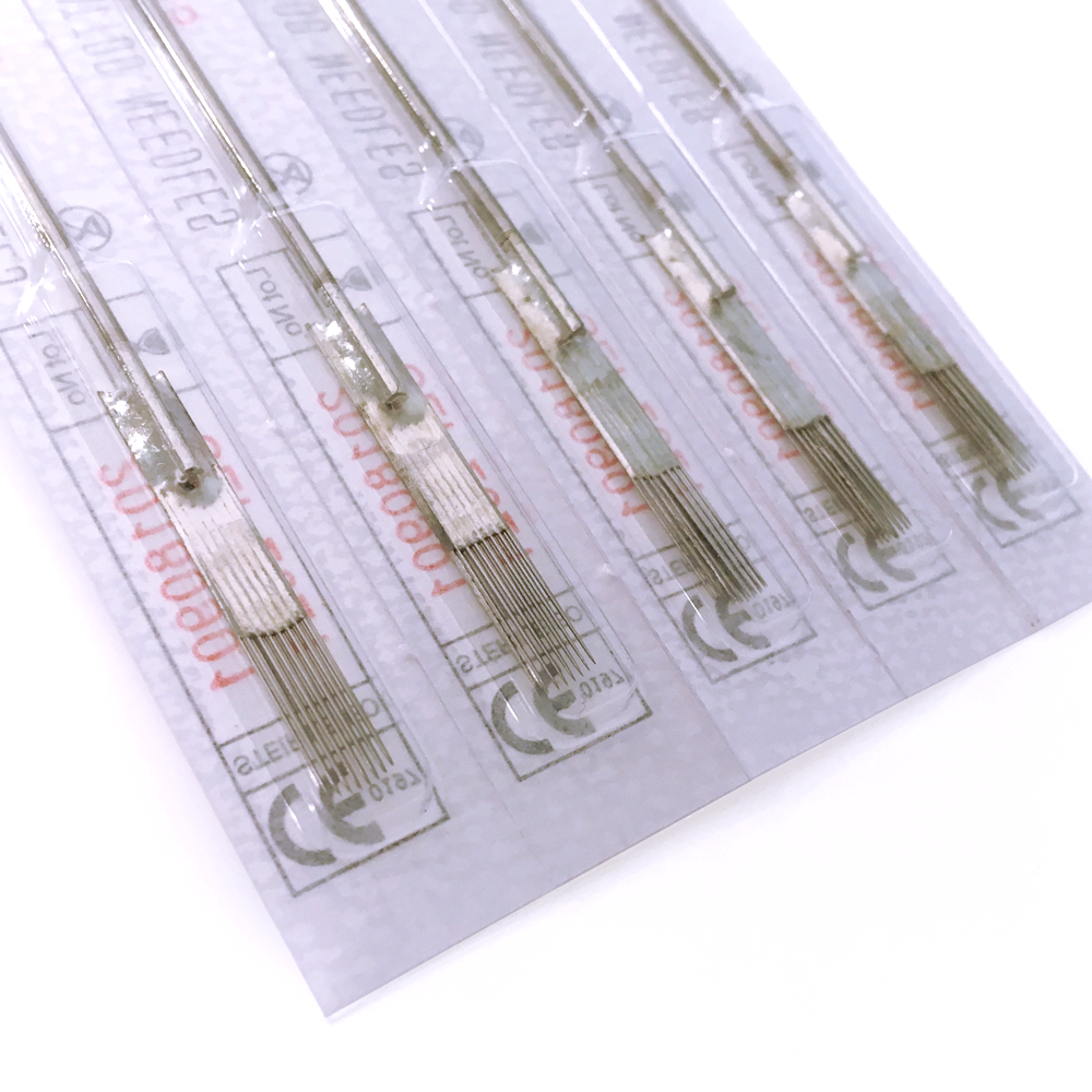 RADICAL Premium Tight Round Liner Tattoo Needle on Bar 50pcs Bugpin 10  030mm  eBay