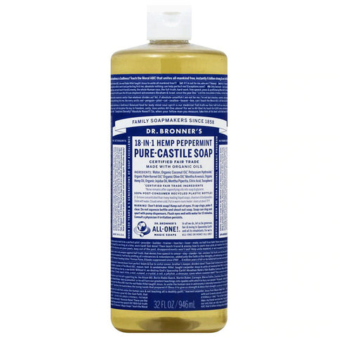 dr bronner peppermint soap at walmart