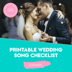 wedding music ideas printable wedding song checklist