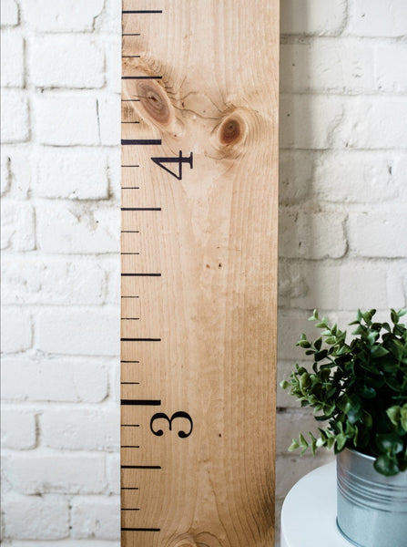 Home Depot Wooden Growth Chart
