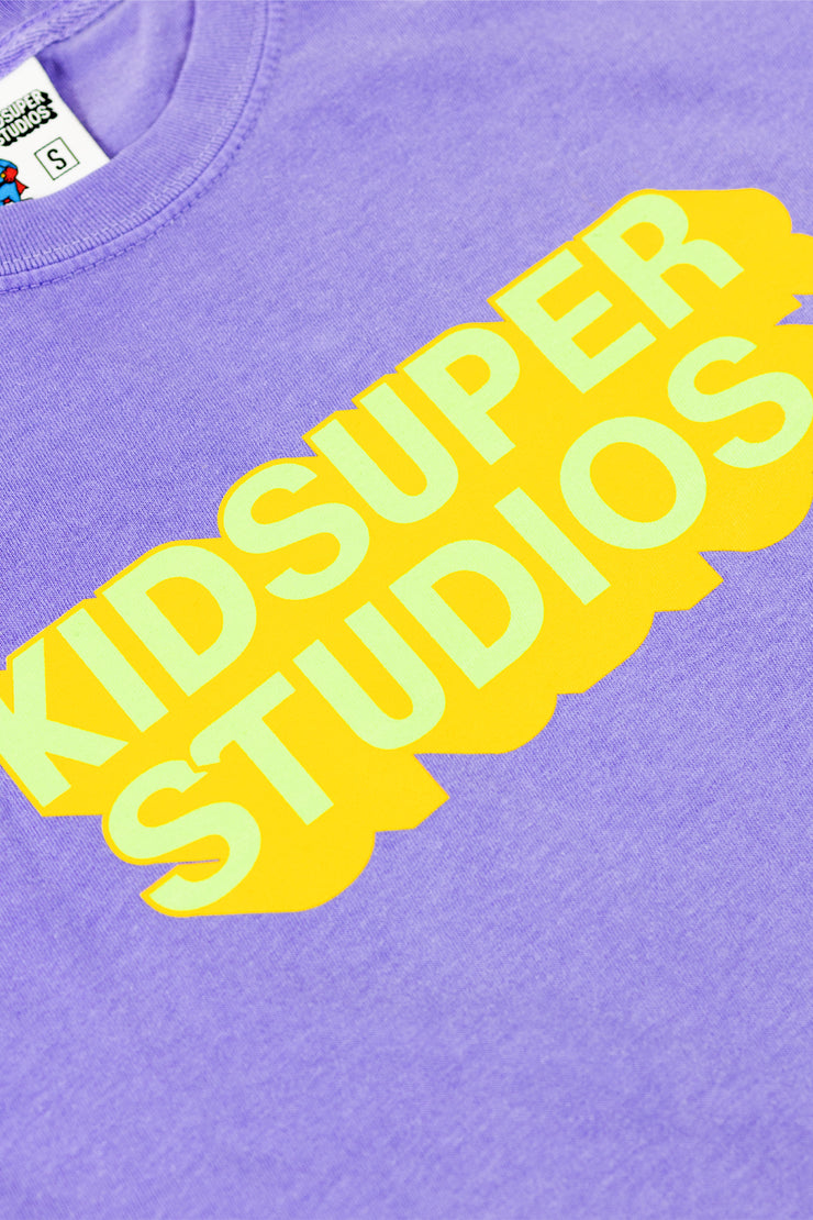 Kid Super Basic Logo T-Shirt in Lilac