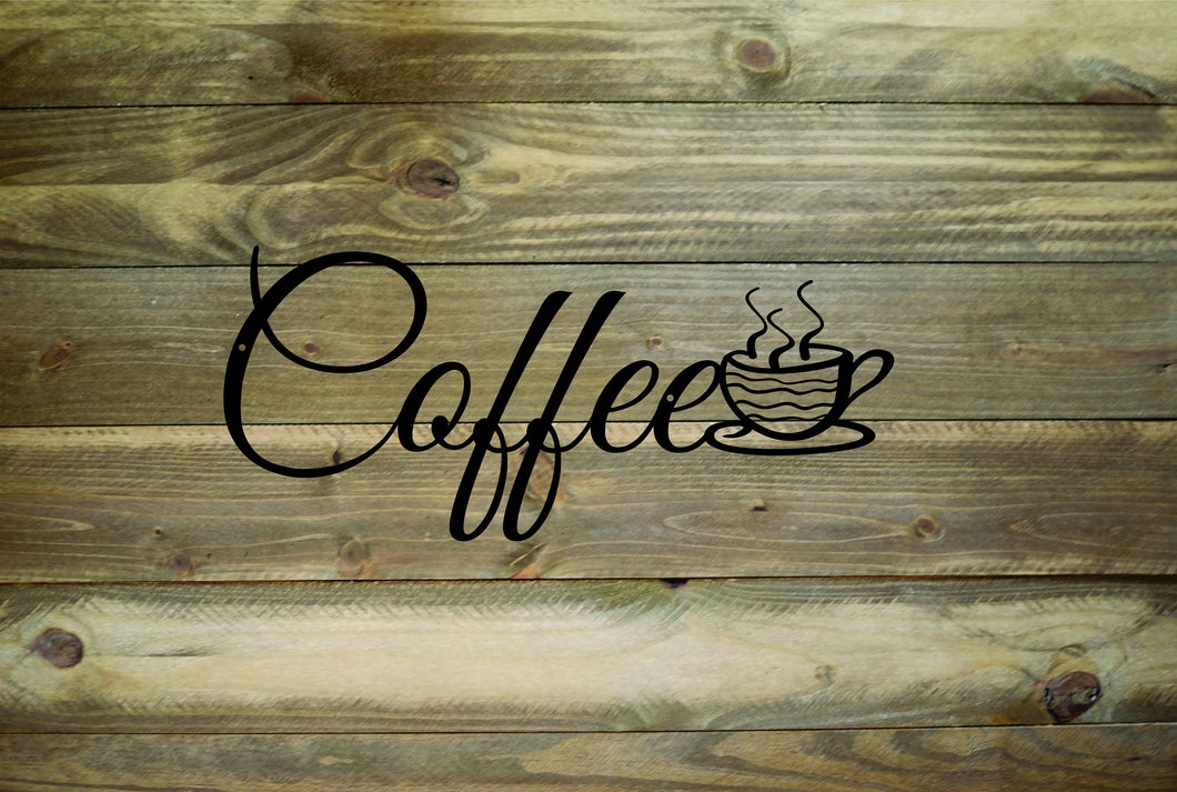 Coffee Cup Metal Wall Sign Christiansburgweld