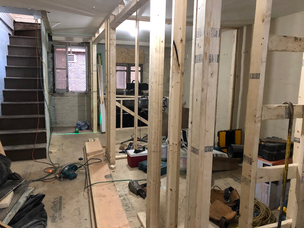 Buildout at 807 N. Howard Street Baltimore