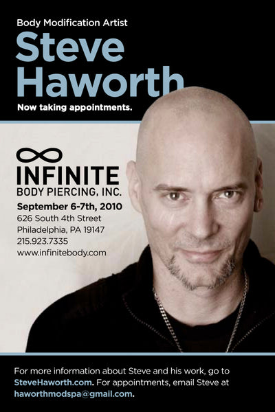 Steve Haworth at Infinite Body Piercing