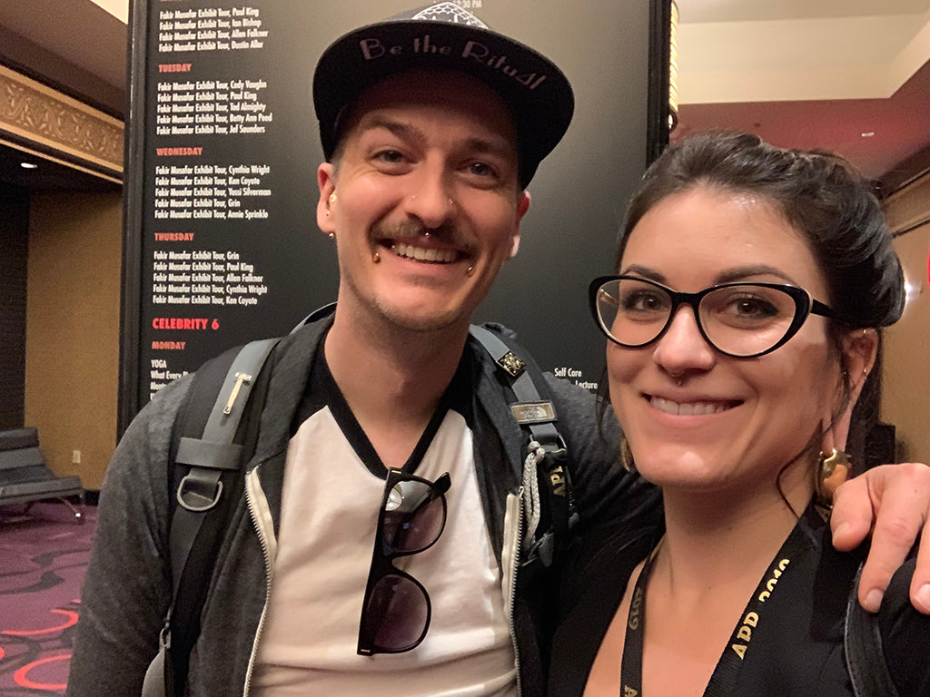 Jes and Kellan from Infinite Body Piercing, at APP 2019