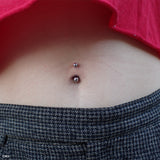 Navel piercing by Zach