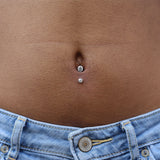 Navel piercing by Andru