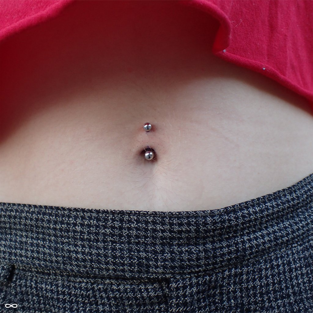 how to pierce the bottom of your belly button