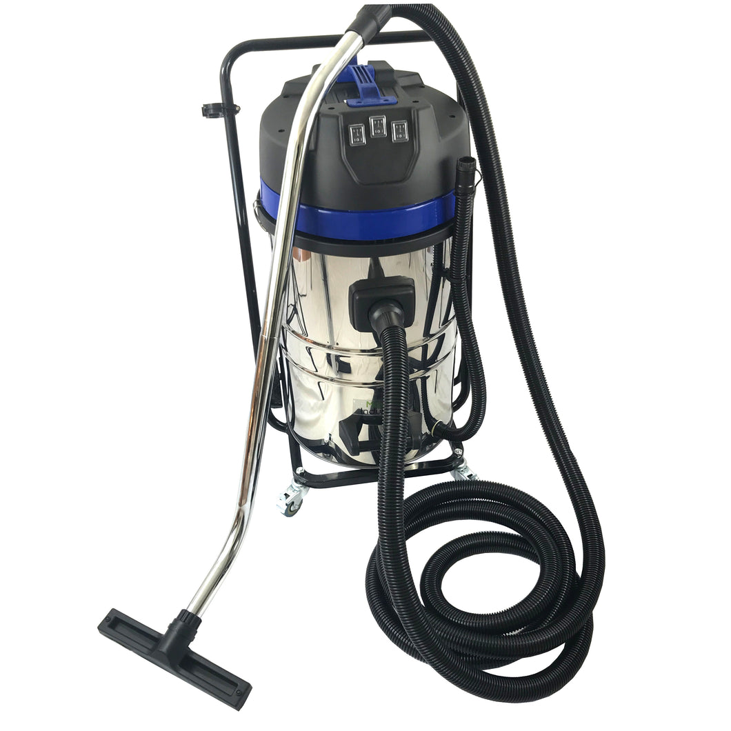 20ft (2 Story) Gutter Vacuum Cleaning System, 20 Gal, 3600 Watts, 3 x ...