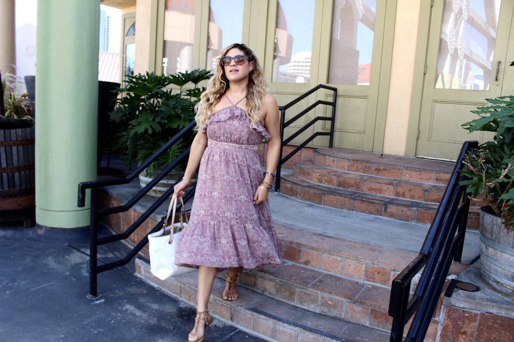 floral dress | spring OOTD | queen bee fashion blog 