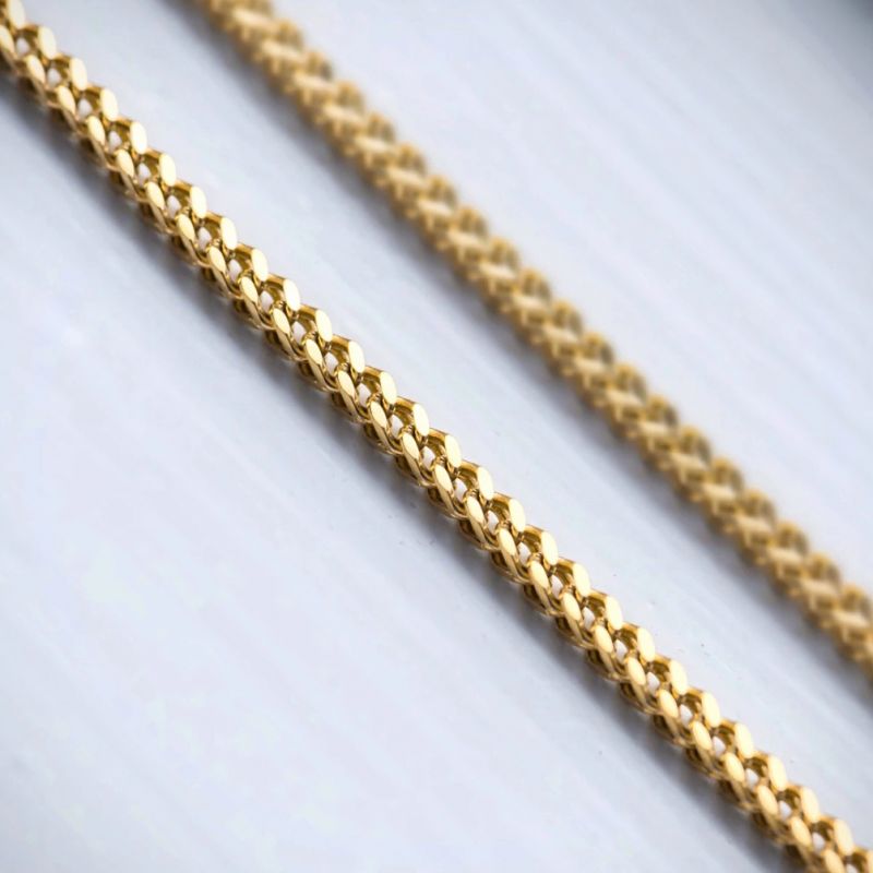 3mm Gold Franco Chain – Amerikan Gold