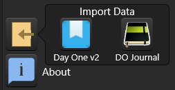 Life Journal - Data Import Options