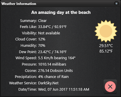 Life Journal - Improved Weather Data