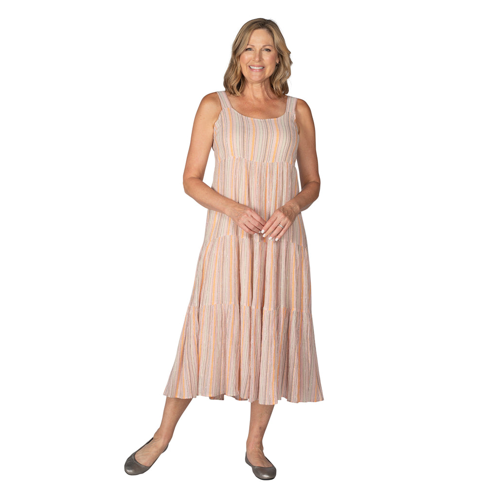 Cotton Eyelet Tiered Sun Dress – Linda Anderson