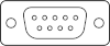 Example image of a DE-9 connector