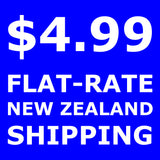$4.99 flat rate New Zealand wide shipping on your total order