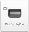 Example of a Mini DisplayPort Port