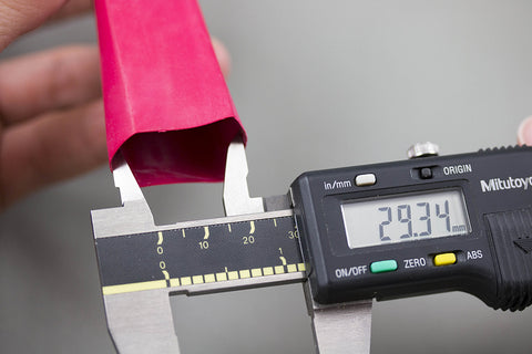 How NOT to measure heat shrink tubing with calipers