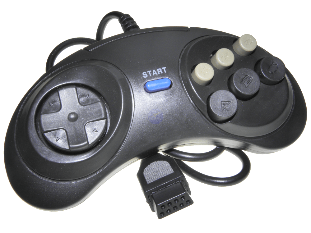 renderen gouden Uiterlijk Sega Master System 1 & 2 Game controller gamepad joystick