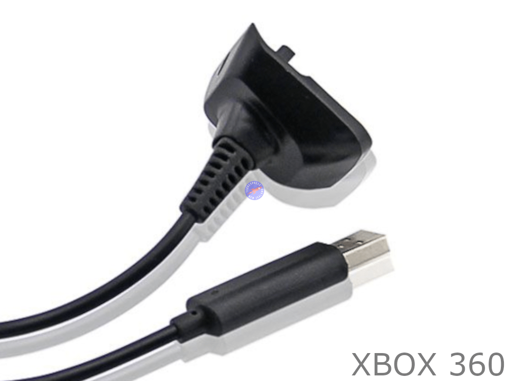 xBox 360 Controller Battery Charger Cable Black