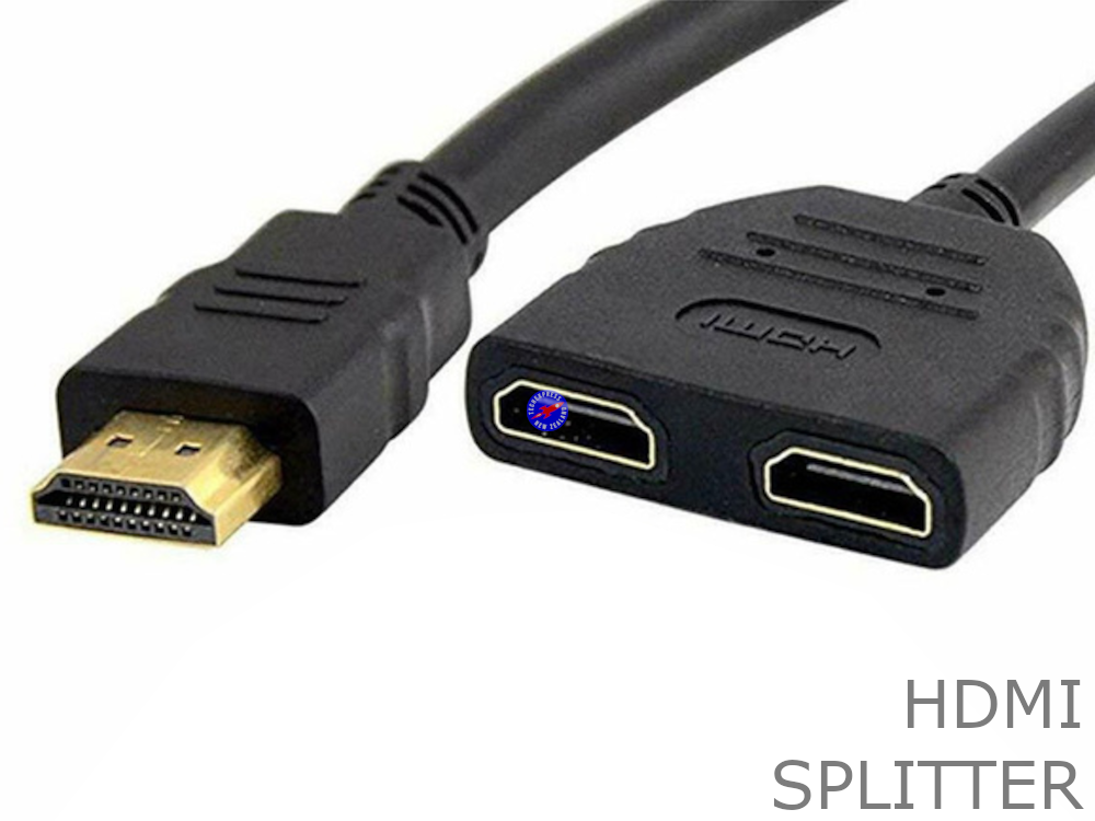 HDMI Splitter 2 Way 1 In Y Adapter