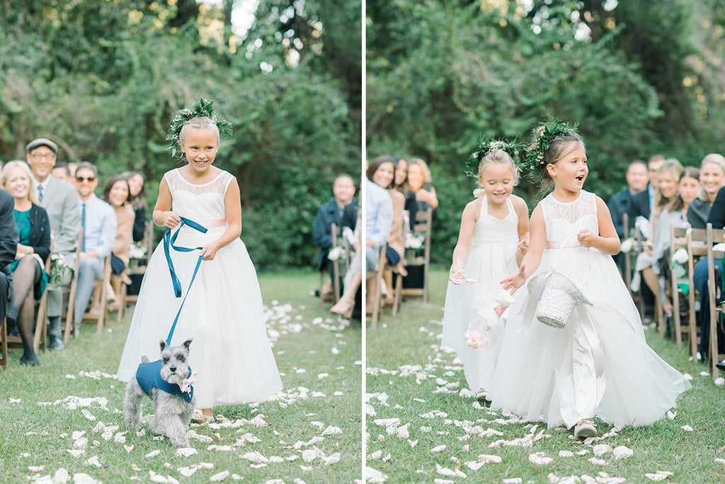 Flower girls dresses real wedding