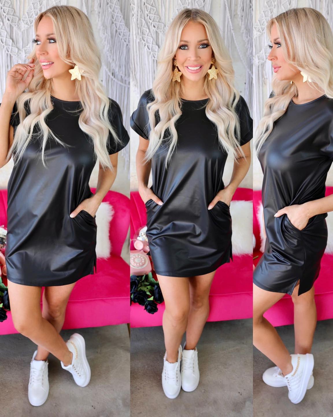 The Royal Sequin Duster - Iridescent on Black 2XL