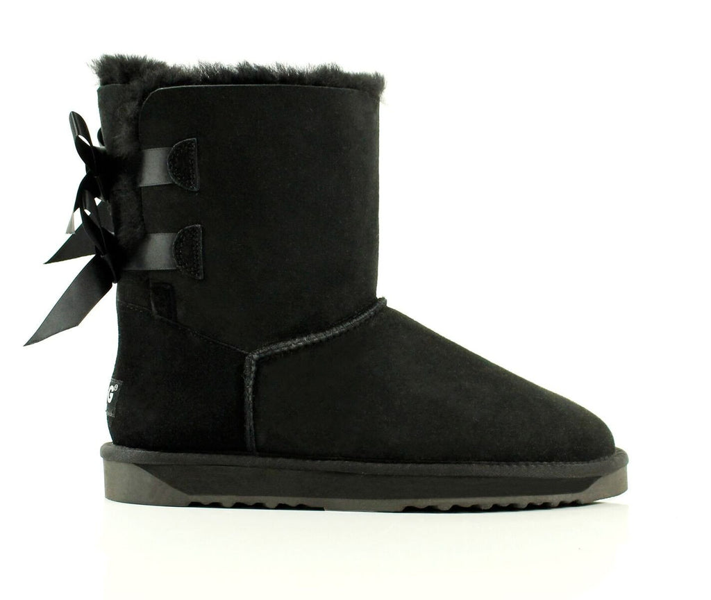 short black uggs with bows