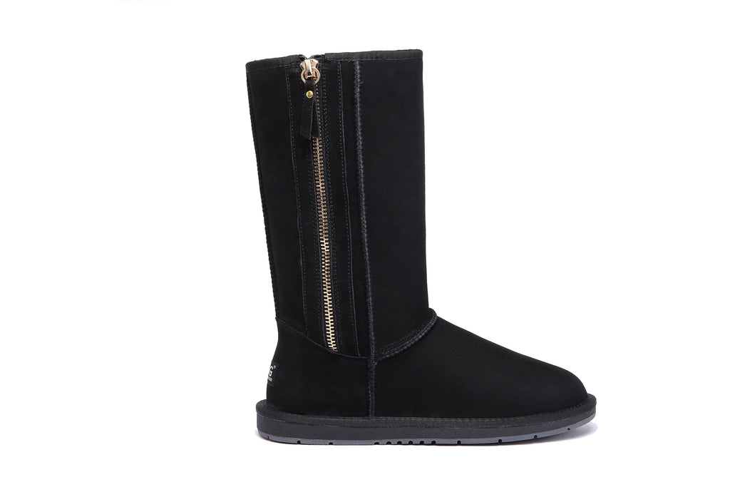 tall uggs with side zipper